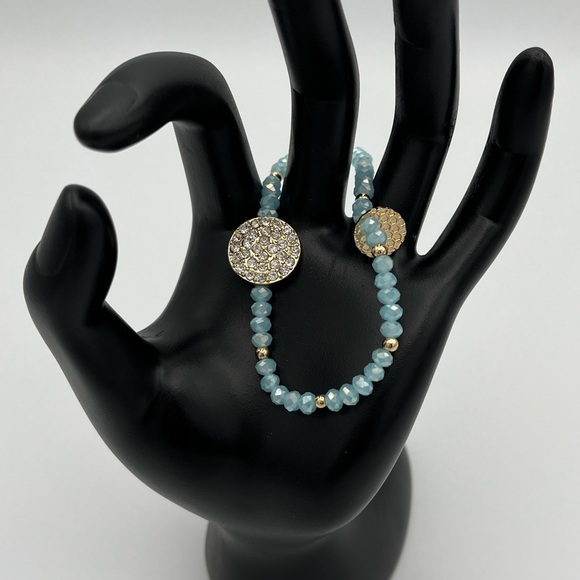 Marlyn Shiff Jewelry - Marlyn Schiff Signed Sparkle Bead Bracelet – Luxe Boho Glam